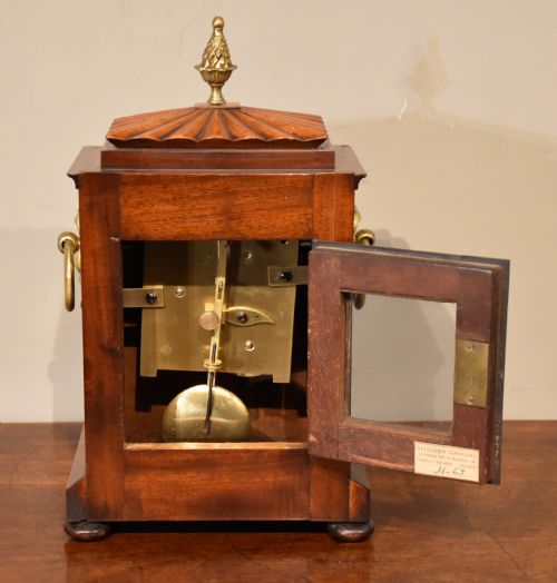 REGENCY MAHOGANY BRACKET TIMEPIECE - ADDITIONAL PHOTO 2