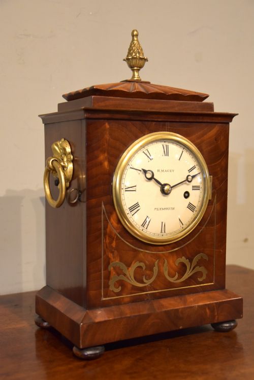 REGENCY MAHOGANY BRACKET TIMEPIECE - ADDITIONAL PHOTO 3