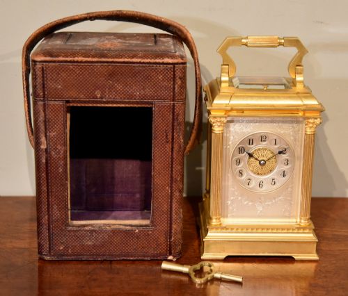 19TH CENTURY STRIKE REPEAT CARRIAGE CLOCK - ADDITIONAL PHOTO 3