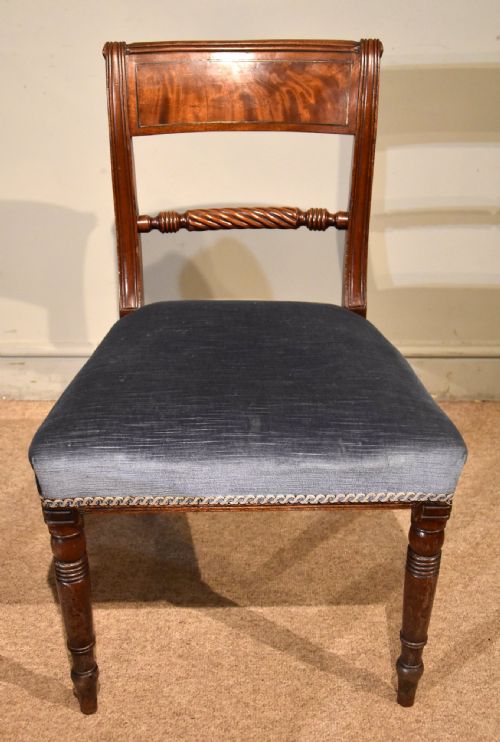 SET OF EIGHT REGENCY ROPE BACK DINING CHAIRS - ADDITIONAL PHOTO 2