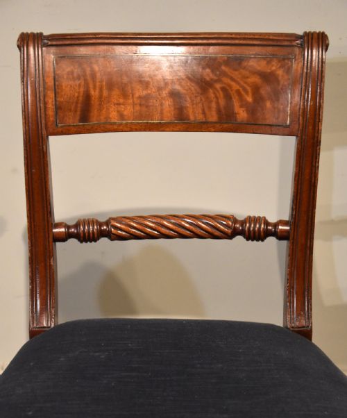SET OF EIGHT REGENCY ROPE BACK DINING CHAIRS - ADDITIONAL PHOTO 3