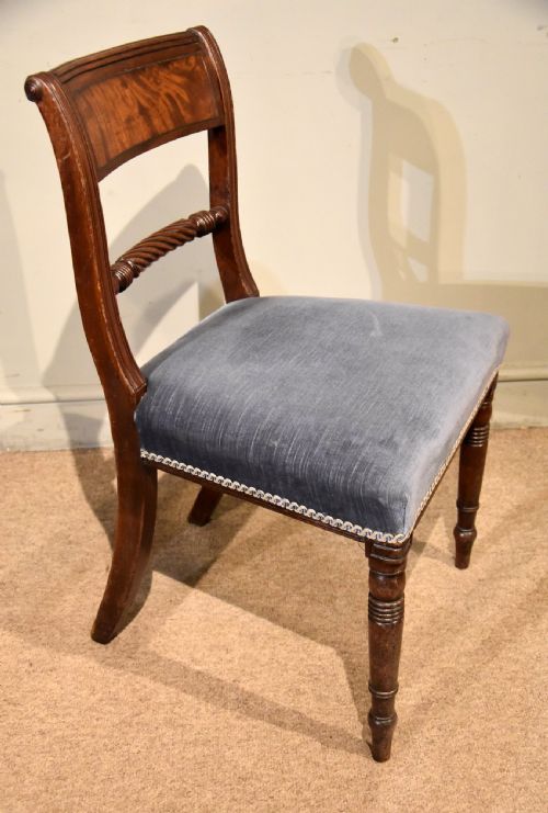 SET OF EIGHT REGENCY ROPE BACK DINING CHAIRS - ADDITIONAL PHOTO 4