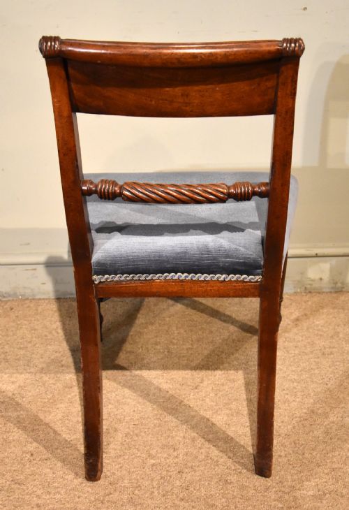 SET OF EIGHT REGENCY ROPE BACK DINING CHAIRS - ADDITIONAL PHOTO 5