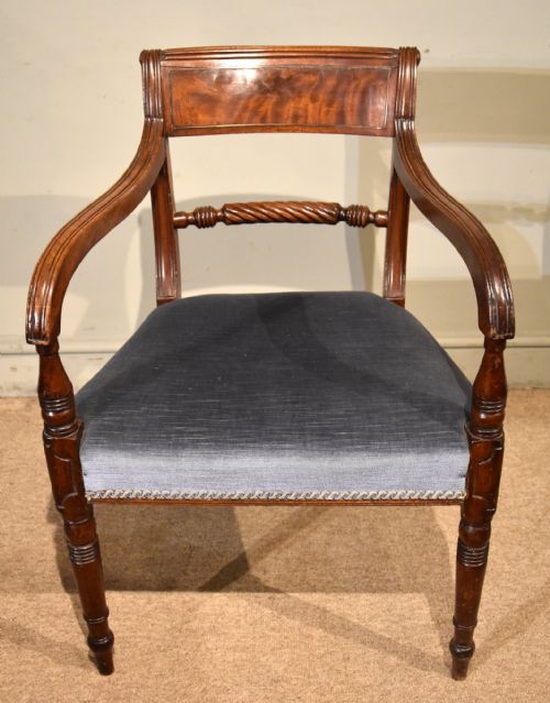 SET OF EIGHT REGENCY ROPE BACK DINING CHAIRS - ADDITIONAL PHOTO 7