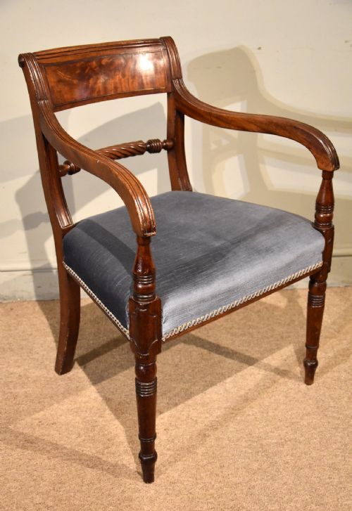SET OF EIGHT REGENCY ROPE BACK DINING CHAIRS - ADDITIONAL PHOTO 9