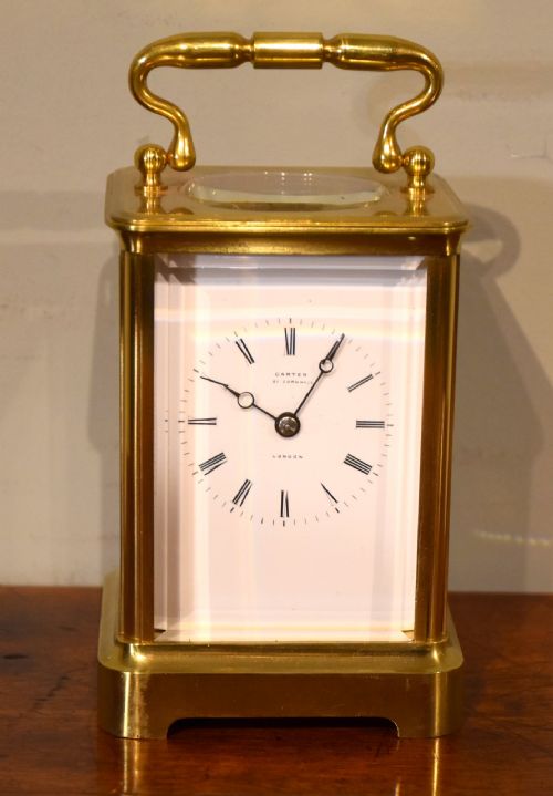 19TH CENTURY CARRIAGE TIMEPIECE WITH TRAVELLING CASE - ADDITIONAL PHOTO 2