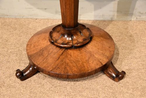 EARLY VICTORIAN ROSEWOOD SATINWOOD GAMES TABLE - ADDITIONAL PHOTO 4