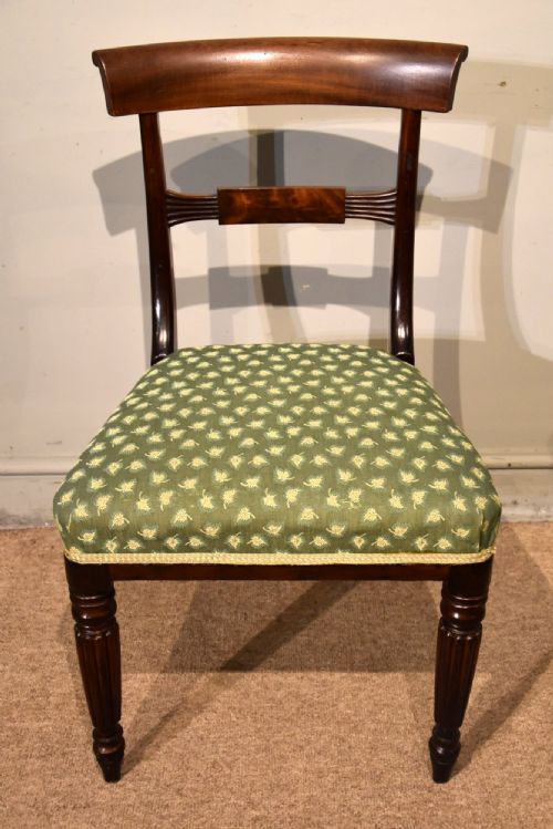 SET OF EIGHT REGENCY MAHOGANY DINING CHAIRS - ADDITIONAL PHOTO 4