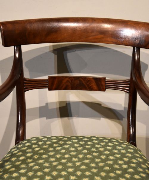 SET OF EIGHT REGENCY MAHOGANY DINING CHAIRS - ADDITIONAL PHOTO 5