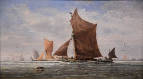 fig 1. Oil Painting by August Ballin