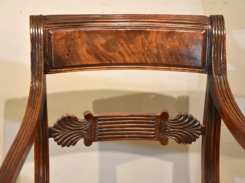 SET OF EIGHT REGENCY MAHOGANY DINING CHAIRS - ADDITIONAL PHOTO 2