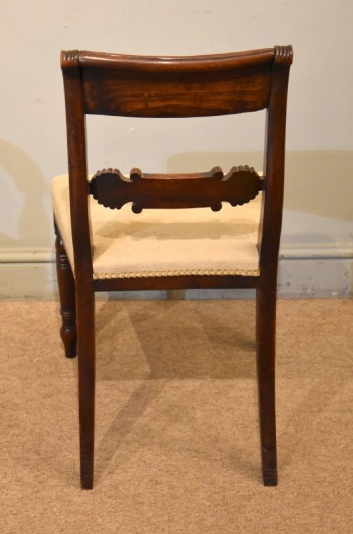 SET OF EIGHT REGENCY MAHOGANY DINING CHAIRS - ADDITIONAL PHOTO 8