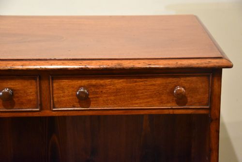 19TH CENTURY MAHOGANY DOUBLE SIDED LIBRARY BOOKCASE - ADDITIONAL PHOTO 7