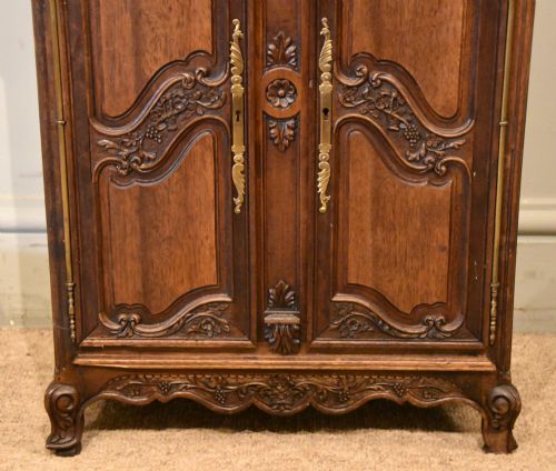 19TH CENTURY FRENCH NORMANDY MINIATURE ARMOIRE - ADDITIONAL PHOTO 2