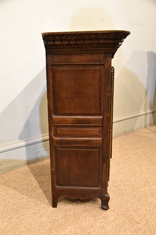 19TH CENTURY FRENCH NORMANDY MINIATURE ARMOIRE - ADDITIONAL PHOTO 6