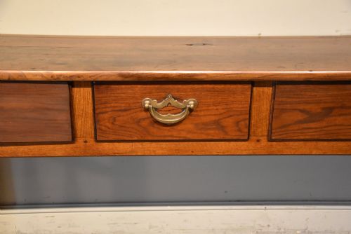 19TH CENTURY FRENCH CHESTNUT THREE DRAWER SERVER - ADDITIONAL PHOTO 6