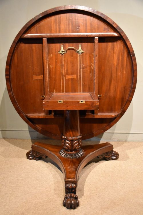 WILLIAM IV ROSEWOOD BREAKFAST CIRCULAR TABLE - ADDITIONAL PHOTO 2