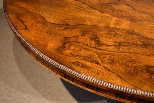 WILLIAM IV ROSEWOOD BREAKFAST CIRCULAR TABLE - ADDITIONAL PHOTO 7