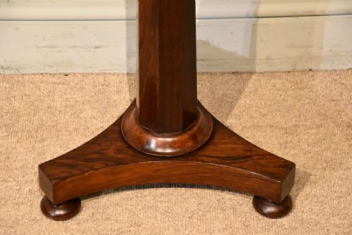 19TH CENTURY ROSEWOOD LAMP TABLE - ADDITIONAL PHOTO 2