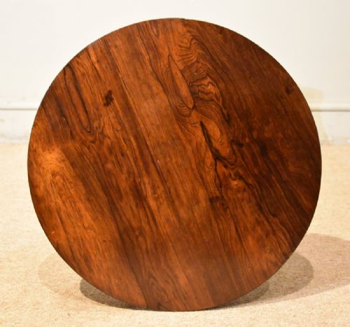 19TH CENTURY ROSEWOOD LAMP TABLE - ADDITIONAL PHOTO 4