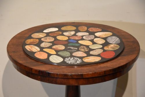WILLIAM IV ROSEWOOD SPECIMEN TABLE - ADDITIONAL PHOTO 1