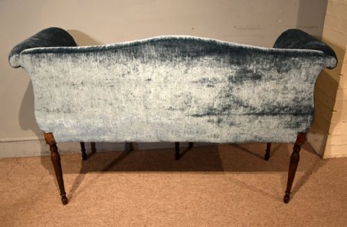 19TH CENTURY MAHOGANY SOFA WINDOW SEAT - ADDITIONAL PHOTO 6