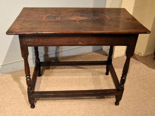 LATE 17TH CENTURY OAK SINGLE DRAWER SIDE TABLE - ADDITIONAL PHOTO 5