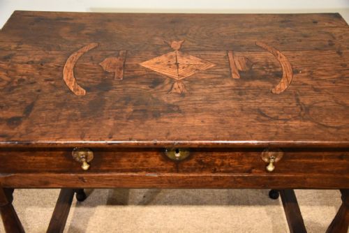 LATE 17TH CENTURY OAK SINGLE DRAWER SIDE TABLE - ADDITIONAL PHOTO 6