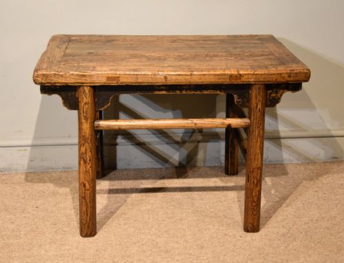 19th century chinese elm coffee table - CATEGORY: ANTIQUE TABLES - DATED 19TH CENTURY
