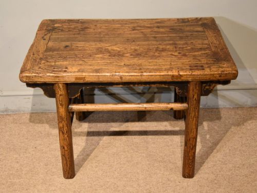 19TH CENTURY CHINESE ELM COFFEE TABLE - ADDITIONAL PHOTO 1