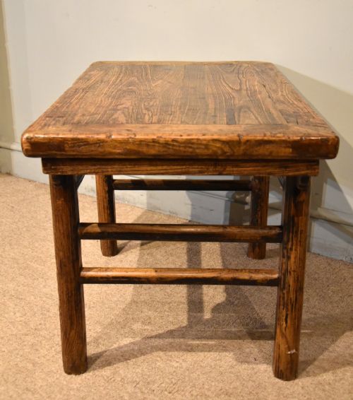 19TH CENTURY CHINESE ELM COFFEE TABLE - ADDITIONAL PHOTO 3