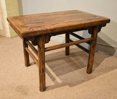 19TH CENTURY CHINESE ELM COFFEE TABLE - ADDITIONAL PHOTO 4