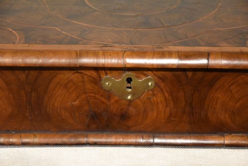 OLIVE WOOD WILLIAM AND MARY LACE BOX - ADDITIONAL PHOTO 5