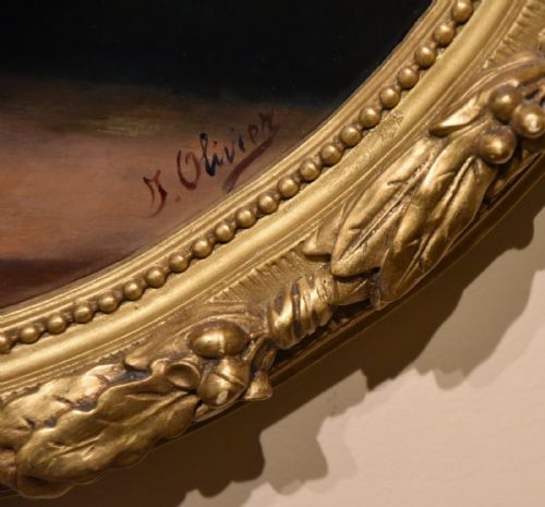 OIL PAINTING BY J OLIVER FLOWERS - ADDITIONAL PHOTO 3