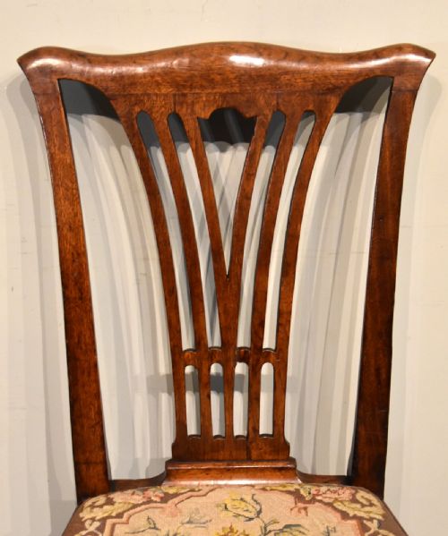 GEORGE II WALNUT SIDE CHAIR - ADDITIONAL PHOTO 4
