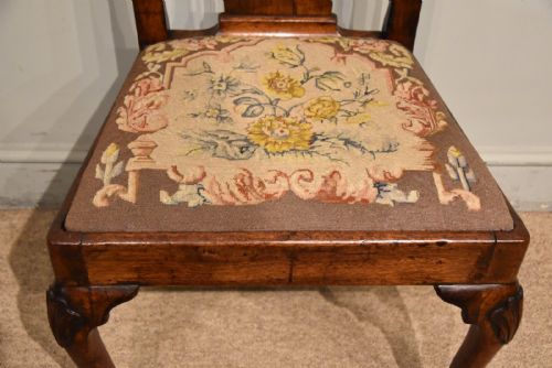 GEORGE II WALNUT SIDE CHAIR - ADDITIONAL PHOTO 5