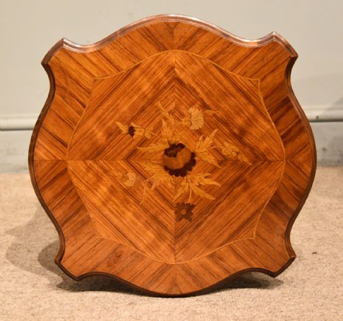 ART DECO FRENCH BEDSIDE INLAID TABLES - ADDITIONAL PHOTO 3