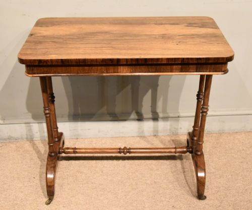 regency rosewood centre table writing table - CATEGORY: ANTIQUE TABLES - DATED REGENCY