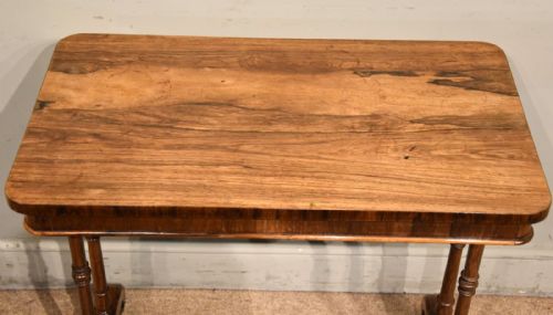 REGENCY ROSEWOOD CENTRE TABLE WRITING TABLE - ADDITIONAL PHOTO 2