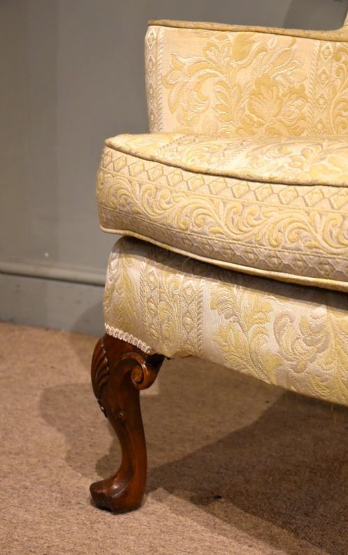 PAIR OF EARLY 20TH CENTURY WALNUT ARMCHAIRS - ADDITIONAL PHOTO 8