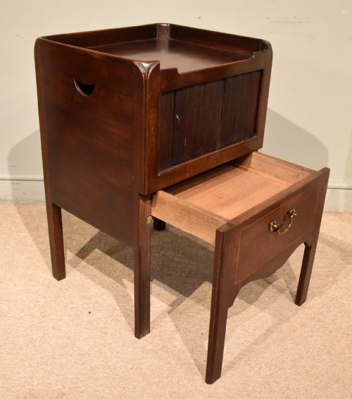 18TH CENTURY MAHOGANY BEDSIDE CUPBOARD - ADDITIONAL PHOTO 6