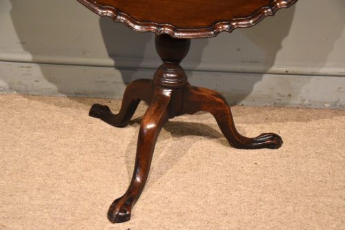 19TH CENTURY PIE CRUST TRIPOD TABLE - ADDITIONAL PHOTO 2