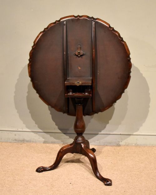19TH CENTURY PIE CRUST TRIPOD TABLE - ADDITIONAL PHOTO 3