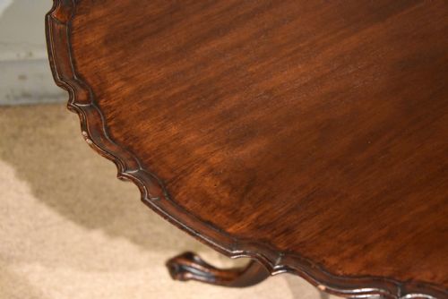 19TH CENTURY PIE CRUST TRIPOD TABLE - ADDITIONAL PHOTO 6