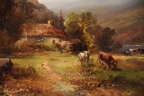 OIL PAINTING PAIR BY MAX SINCLAIR THE LLEDR VALLEY NORTH WALES - ADDITIONAL PHOTO 4