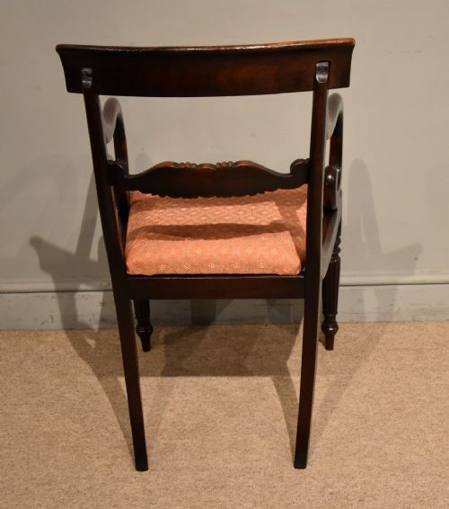 REGENCY PERIOD SCROLL ARM ARMCHAIR - ADDITIONAL PHOTO 4