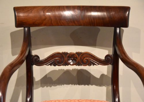 REGENCY PERIOD SCROLL ARM ARMCHAIR - ADDITIONAL PHOTO 5