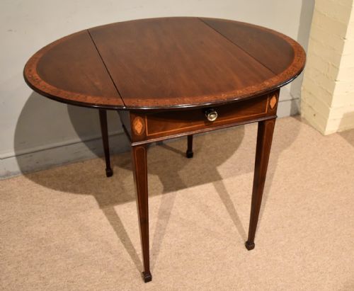 18TH CENTURY MAHOGANY PEMBROKE TABLE - ADDITIONAL PHOTO 6