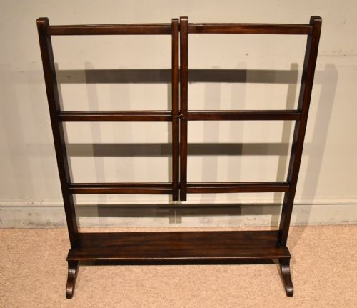 GEORGE III MAHOGANY TOWEL RAIL - ADDITIONAL PHOTO 1