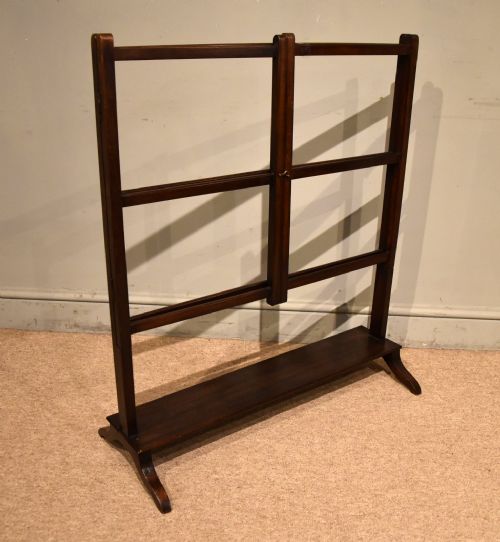 GEORGE III MAHOGANY TOWEL RAIL - ADDITIONAL PHOTO 2
